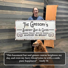 Load image into Gallery viewer, Basement Bar And Lounge Sign