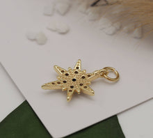 Load image into Gallery viewer, CZ North Star Charm, Sku#LX42