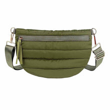 Load image into Gallery viewer, Women's Quilted Crossbody Bag - Casual Dumpling Shoulder Bag with Adjustable Strap
