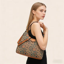 Load image into Gallery viewer, Women's Retro Ethnic Embroidered Tote Crossbody Bag with Multiple Compartments