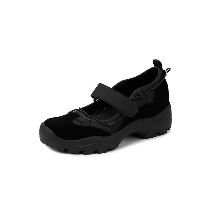 Women's Retro Chunky Platform Velcro Sneakers | Breathable Mesh | Height Lift