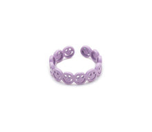 Load image into Gallery viewer, Enamel Smiley Face Stackable Ring, Sku#X358