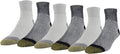 GOLDTOE Men's 656P Cotton Ankle Athletic Socks, Multipairs