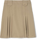 French Toast Big Girls' Front Pleated Skirt with Tabs