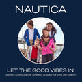 Nautica Boys' School Uniform Performance Khaki Shorts, Moisture Wicking
