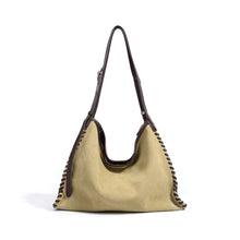 Load image into Gallery viewer, Women's Matte Leather Crossbody Bag – Minimalist Shoulder Commuter Bag