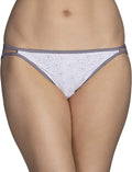 Vanity Fair Women's Illumination String Bikini Panties, Silky Stretch & Satin Trim