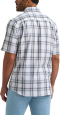 Wrangler Authentics Men's Short Sleeve Classic Plaid Shirt