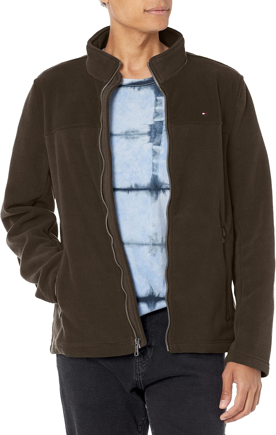 Tommy Hilfiger Men's Classic Zip Front Polar Fleece Jacket