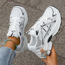 Load image into Gallery viewer, Women's Skull Print High-Top Sneakers - Breathable Canvas Wedge Sneakers