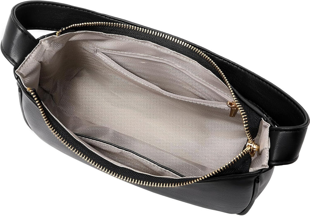 CYHTWSDJ Shoulder Bags for Women, Cute Hobo Tote Handbag Mini Clutch Purse with Zipper Closure