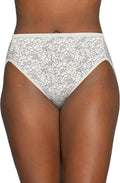 Vanity Fair Women's Illumination Hi Cut Panties, Silky Stretch & Satin Trim