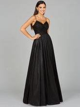 Load image into Gallery viewer, High Slit Metallic Jersey Dress