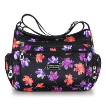Load image into Gallery viewer, Women's Printed Canvas Shoulder Bag – Floral &amp; Landscape Pattern Crossbody Handbag