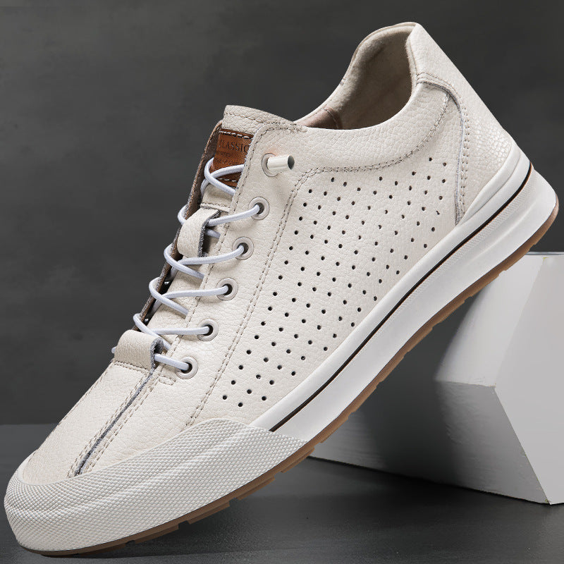 Men's Height Increasing Sneakers - Breathable Casual Elevator Shoes with 6cm Lift
