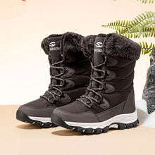 Load image into Gallery viewer, Women's Faux Fur Winter Snow Boots - Warm Mid-Height Soft Sole Casual Boots