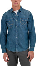 Wrangler Men's Iconic Regular Fit Snap Shirt