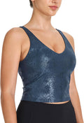 THE GYM PEOPLE Women’s Longline Sports Bra Wirefree Padded Medium Support Yoga Bras Gym Running Workout Tank Tops