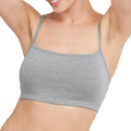 Hanes Women's String Bralette Pack, 3-Pack, Cotton Sports Bralette Bras for Women, Solid or Assorted Wireless Bras