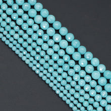 Load image into Gallery viewer, Mystic Amazonite Jade Round Faceted Beads, Sku#U2217