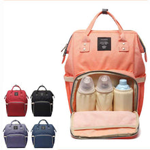 Load image into Gallery viewer, Maternity Diaper Backpack - Large Capacity Waterproof Oxford Nappy Bag with Anti-Theft Pocket &amp; Stroller Straps