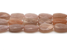 Load image into Gallery viewer, Natural Quality Faceted Teardrop Peach Moonstone Beads, Sku#HY3