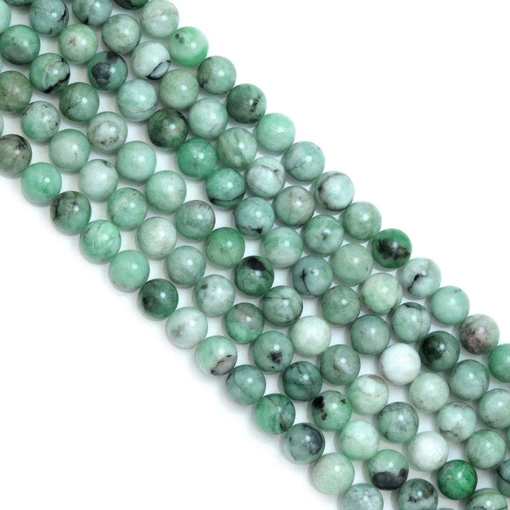 Top Quality Emerald Round Smooth Beads, Sku#U1811