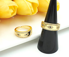 Load image into Gallery viewer, Evil Eye Band Ring, X195