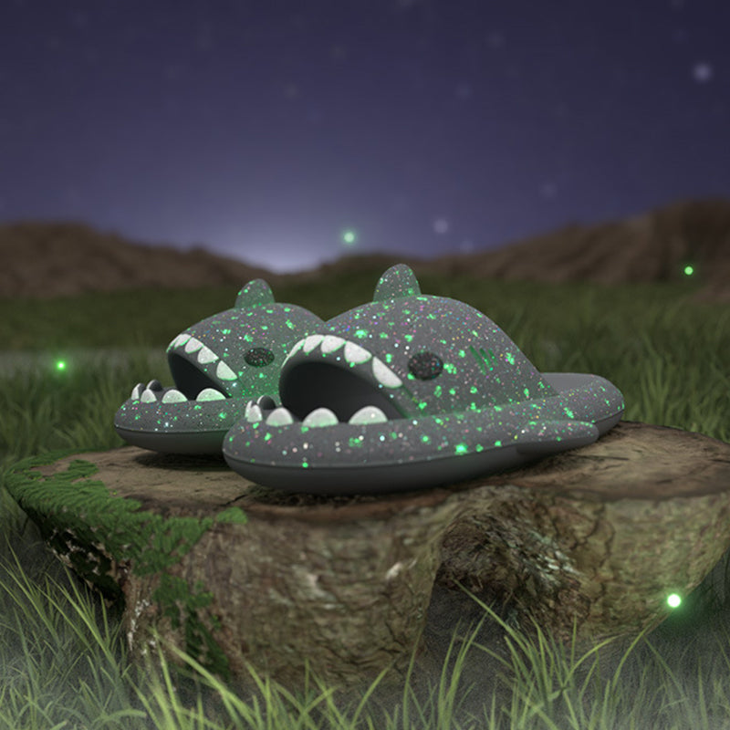 Shark Slippers Glow House Slippers