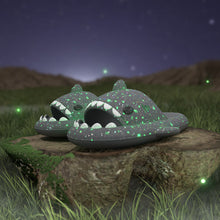 Load image into Gallery viewer, Shark Slippers Glow House Slippers