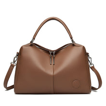 Load image into Gallery viewer, Genuine Leather Tote Bag for Women – Spacious Everyday Shoulder Bag