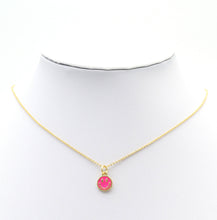Load image into Gallery viewer, Colorful Enamel CZ Gold Cute Smile Face Charm, Sku#LX141