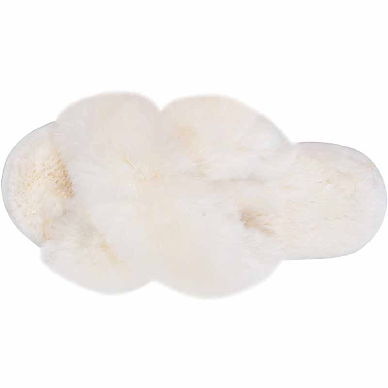 Women's Fluffy Faux Fur Cross Slides | Cozy Indoor Suede Slippers