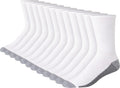 Hanes Men's Crew & Over the Calf Socks Pack, Max Cushioned Moisture-wicking Stay Dry Socks, Athletic Socks, 6, 8 Or 12-pairs