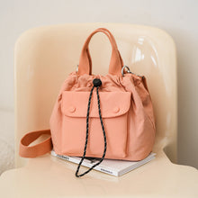 Load image into Gallery viewer, Women's Lightweight Oxford Cloth Shoulder Bag - Versatile Everyday Bucket Bag