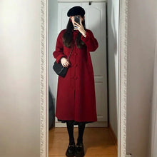 Load image into Gallery viewer, Petite Hepburn Style Mid-length Woolen Coat