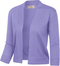 GRACE KARIN Women Cardigan Sweaters Lightweight Knit Cropped Cardigans Trendy 3/4 Sleeve Shrug Bolero S-3XL