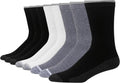 Hanes Men's Crew & Over the Calf Socks Pack, Max Cushioned Moisture-wicking Stay Dry Socks, Athletic Socks, 6, 8 Or 12-pairs
