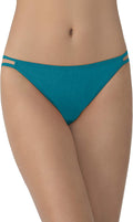 Vanity Fair Women's Illumination String Bikini Panties, Silky Stretch & Satin Trim