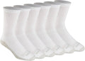 Dickies Men's Dri-tech Original Moisture Control Crew Socks, Available in M-xxl (6, 12, 18 Pairs)