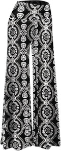 Arolina Palazzo Pants for Women Wide Leg Flowy Pants Casual Comfy High Waist Summer Pants