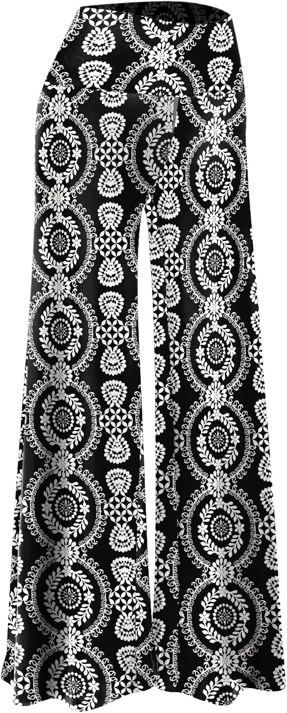 Arolina Palazzo Pants for Women Wide Leg Flowy Pants Casual Comfy High Waist Summer Pants