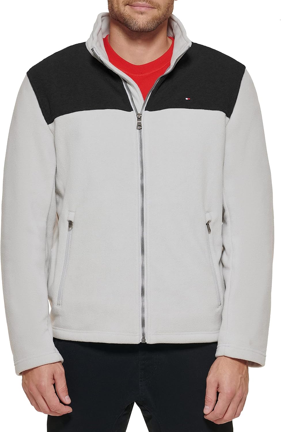 Tommy Hilfiger Men's Classic Zip Front Polar Fleece Jacket