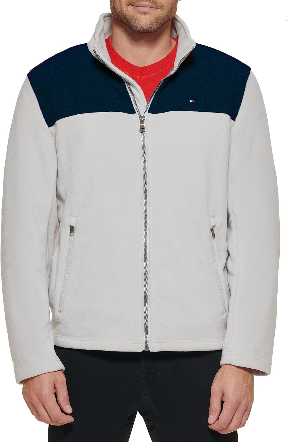Tommy Hilfiger Men's Classic Zip Front Polar Fleece Jacket
