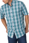 Wrangler Authentics Men's Short Sleeve Classic Plaid Shirt