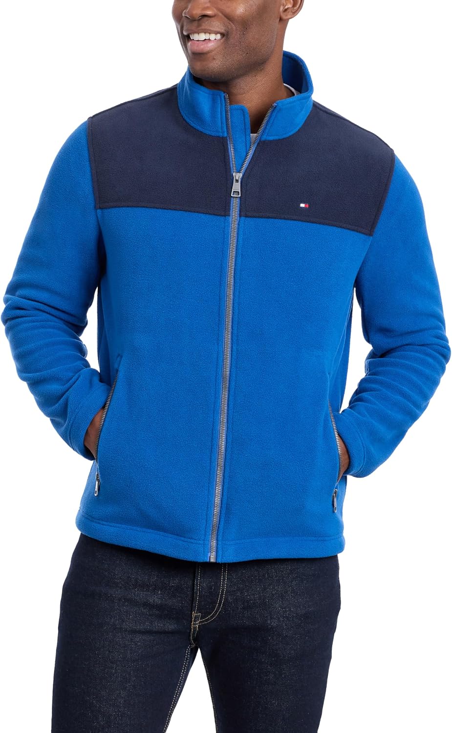 Tommy Hilfiger Men's Classic Zip Front Polar Fleece Jacket