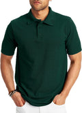 Hanes Men’s X-Temp Short Sleeve Polo Shirt, Midweight Men's Shirt