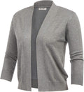 GRACE KARIN Women Cardigan Sweaters Lightweight Knit Cropped Cardigans Trendy 3/4 Sleeve Shrug Bolero S-3XL
