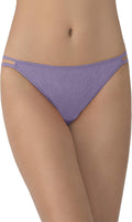Vanity Fair Women's Illumination String Bikini Panties, Silky Stretch & Satin Trim