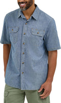 Wrangler Authentics Men's Short Sleeve Classic Woven Shirt